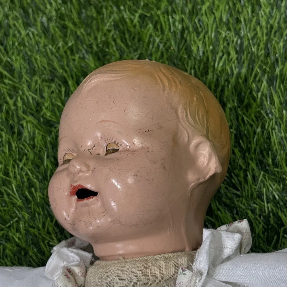 Antique 1920s Composition Baby Doll Possible Horseman Effanbee 18